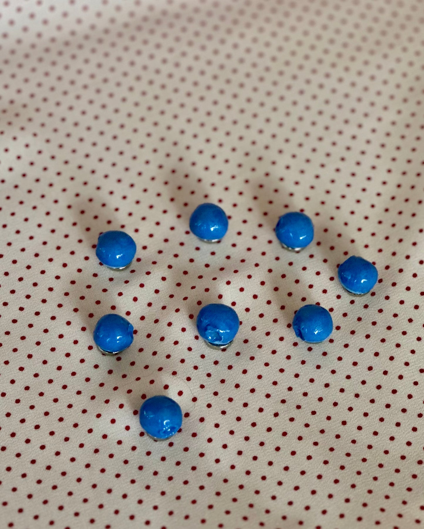 ceramic blueberry magnet