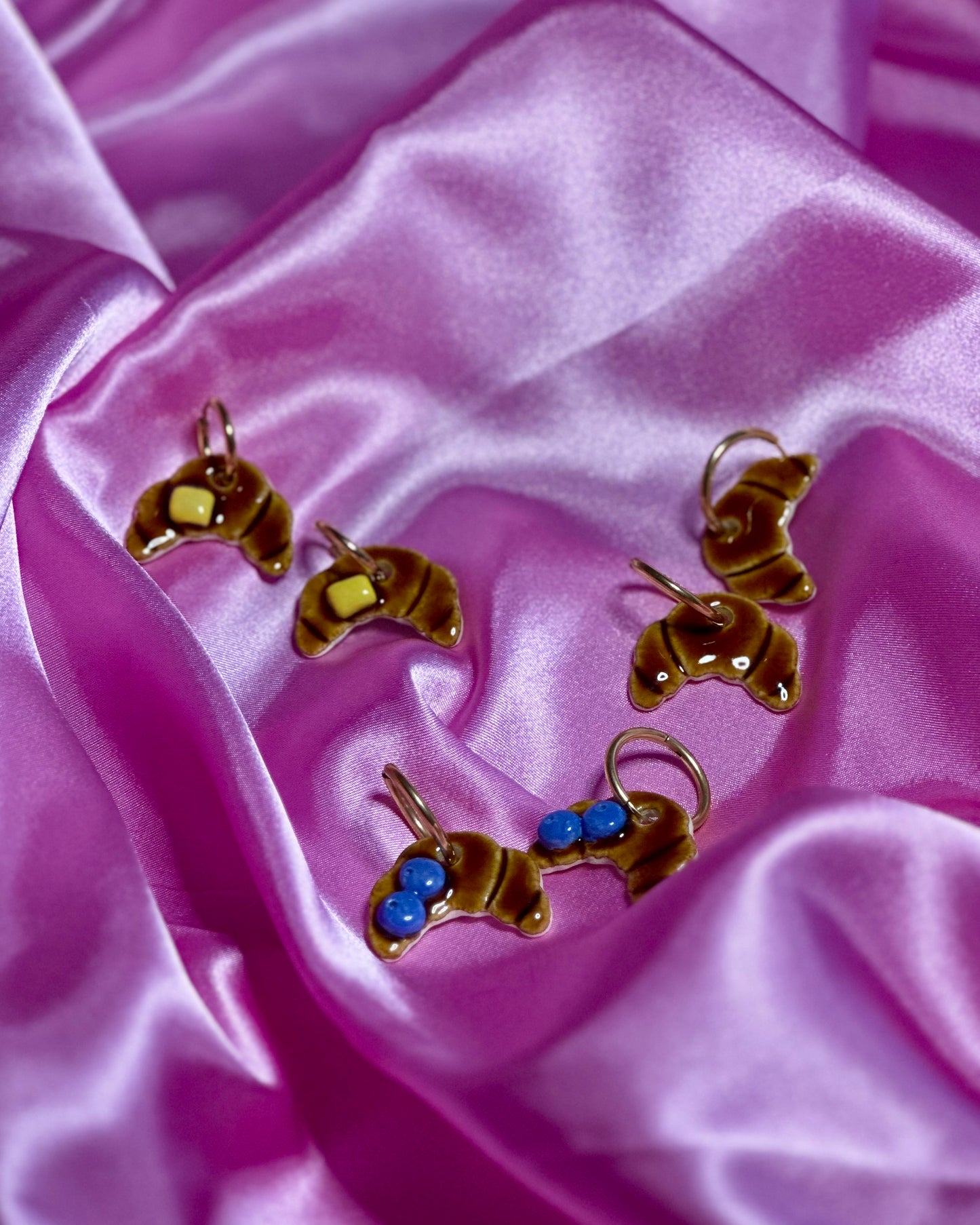 croissant earrings