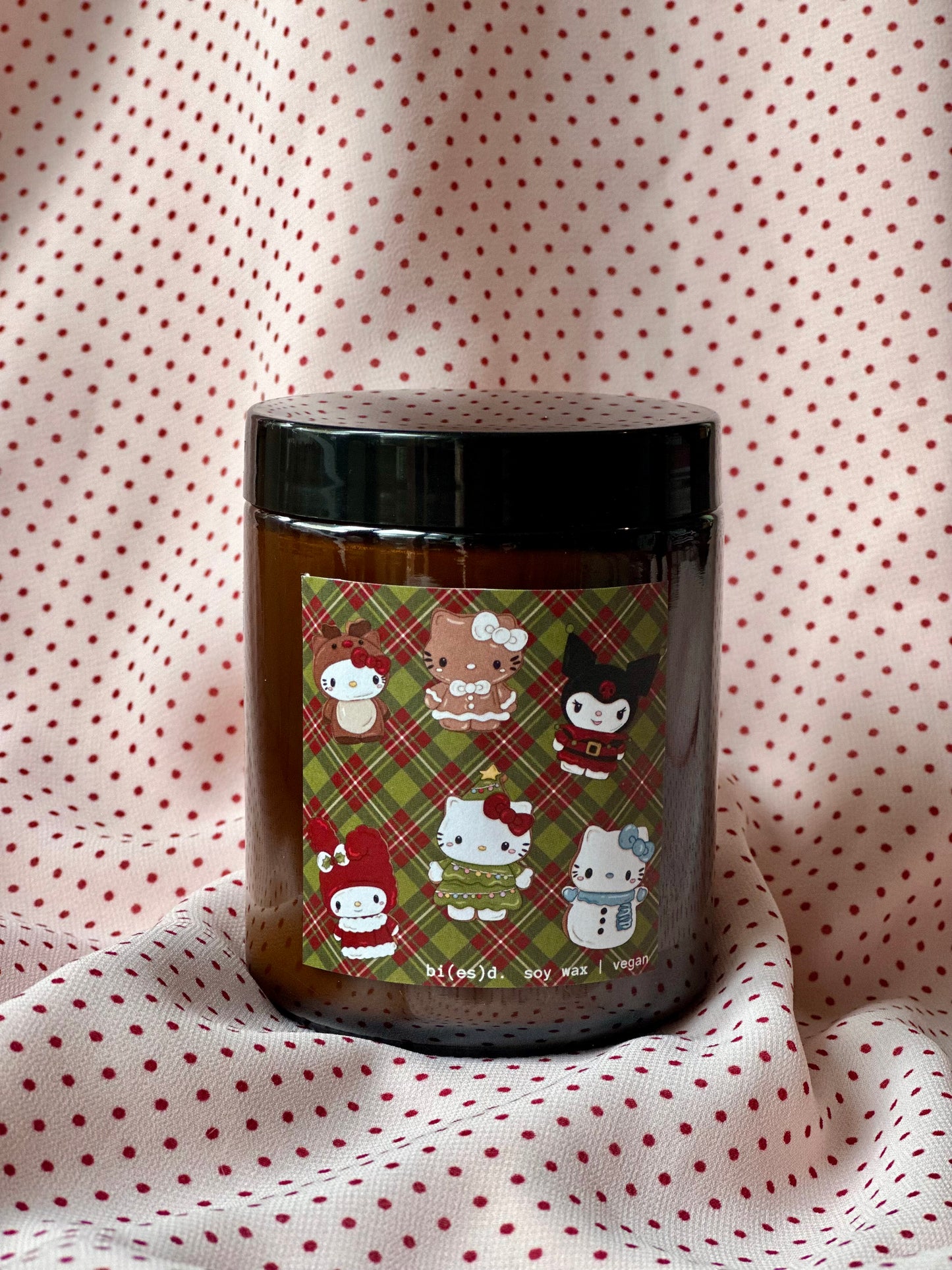 hello kitty gingerbread biscuit soy wax candle