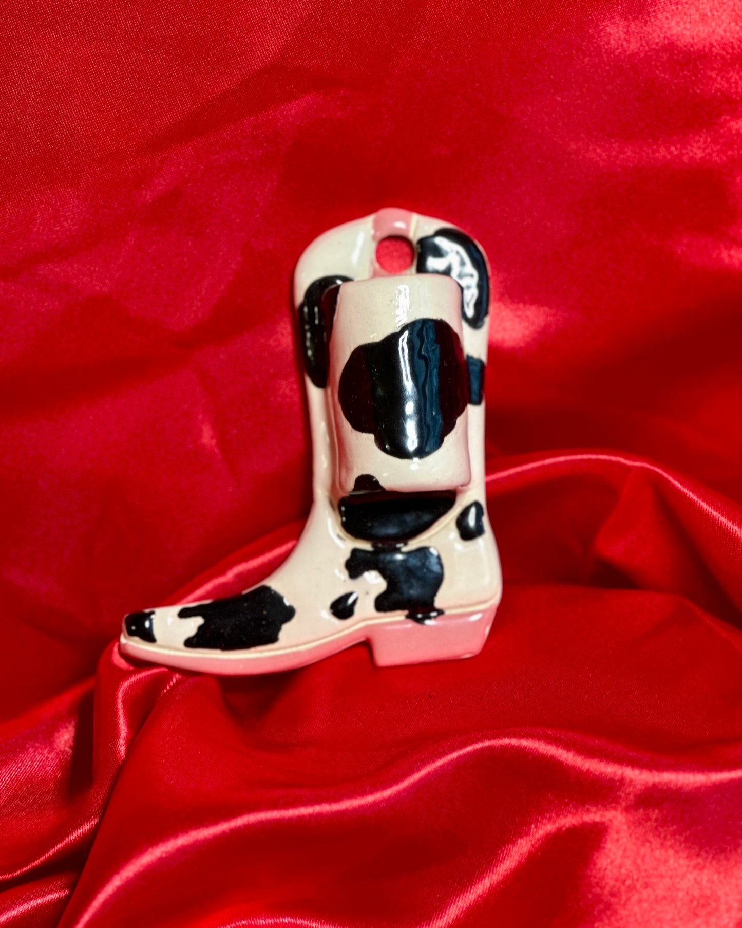 cowboy boot vase wall hanging