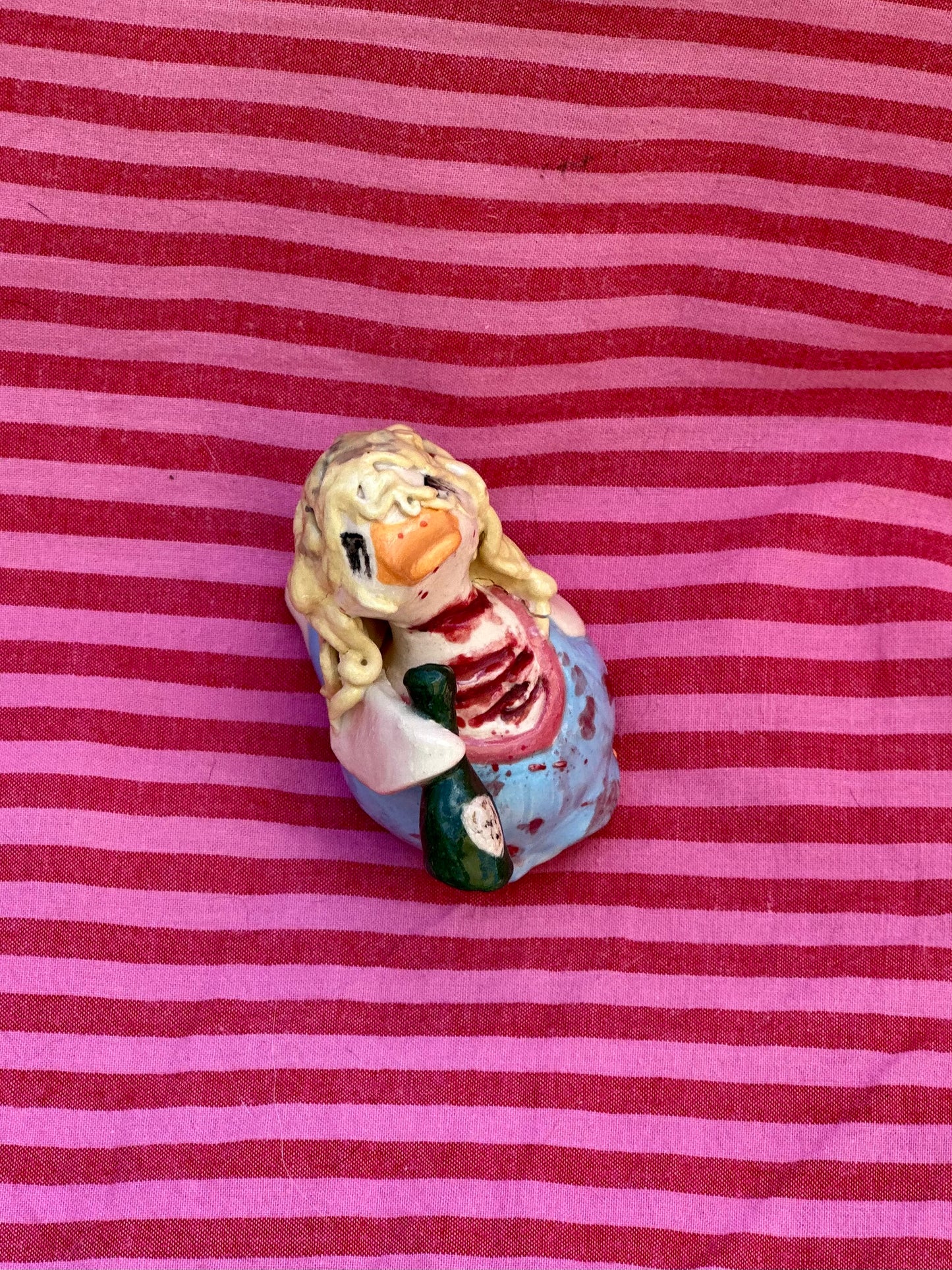 adopt a duck: karen with her wine no.401