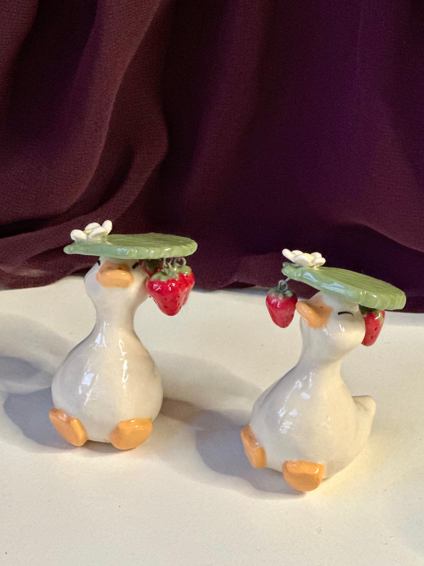 strawberry patch duck