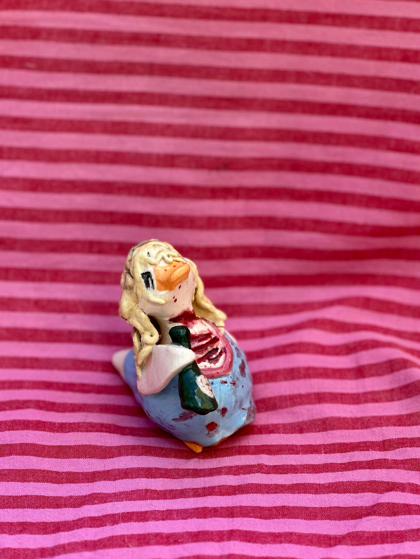 adopt a duck: karen with her wine no.401