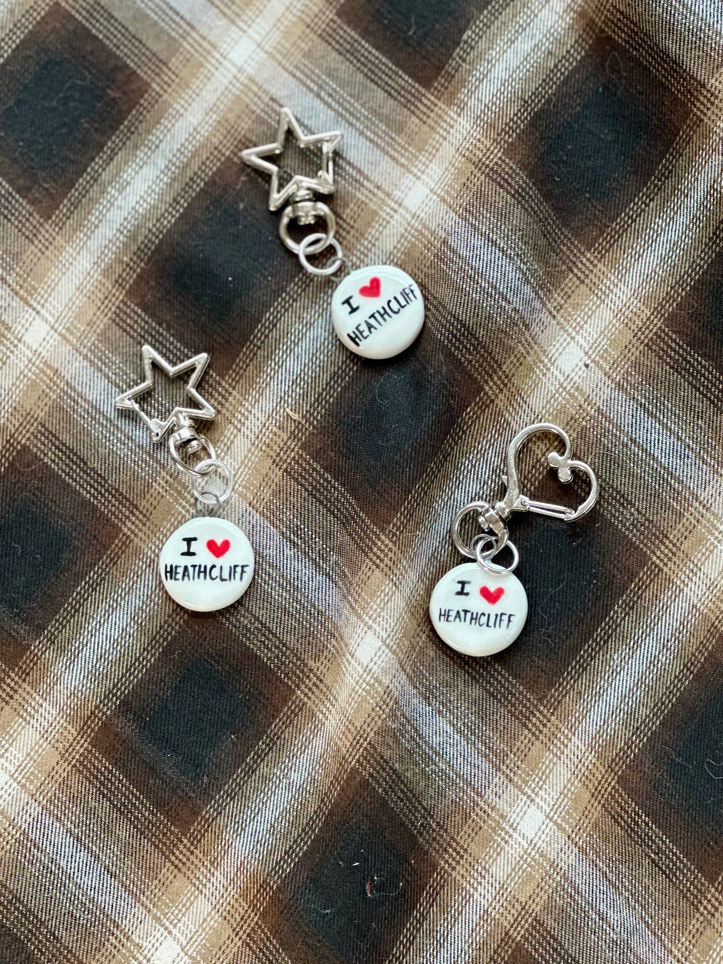 I <3 Heathcliff Bag Charm