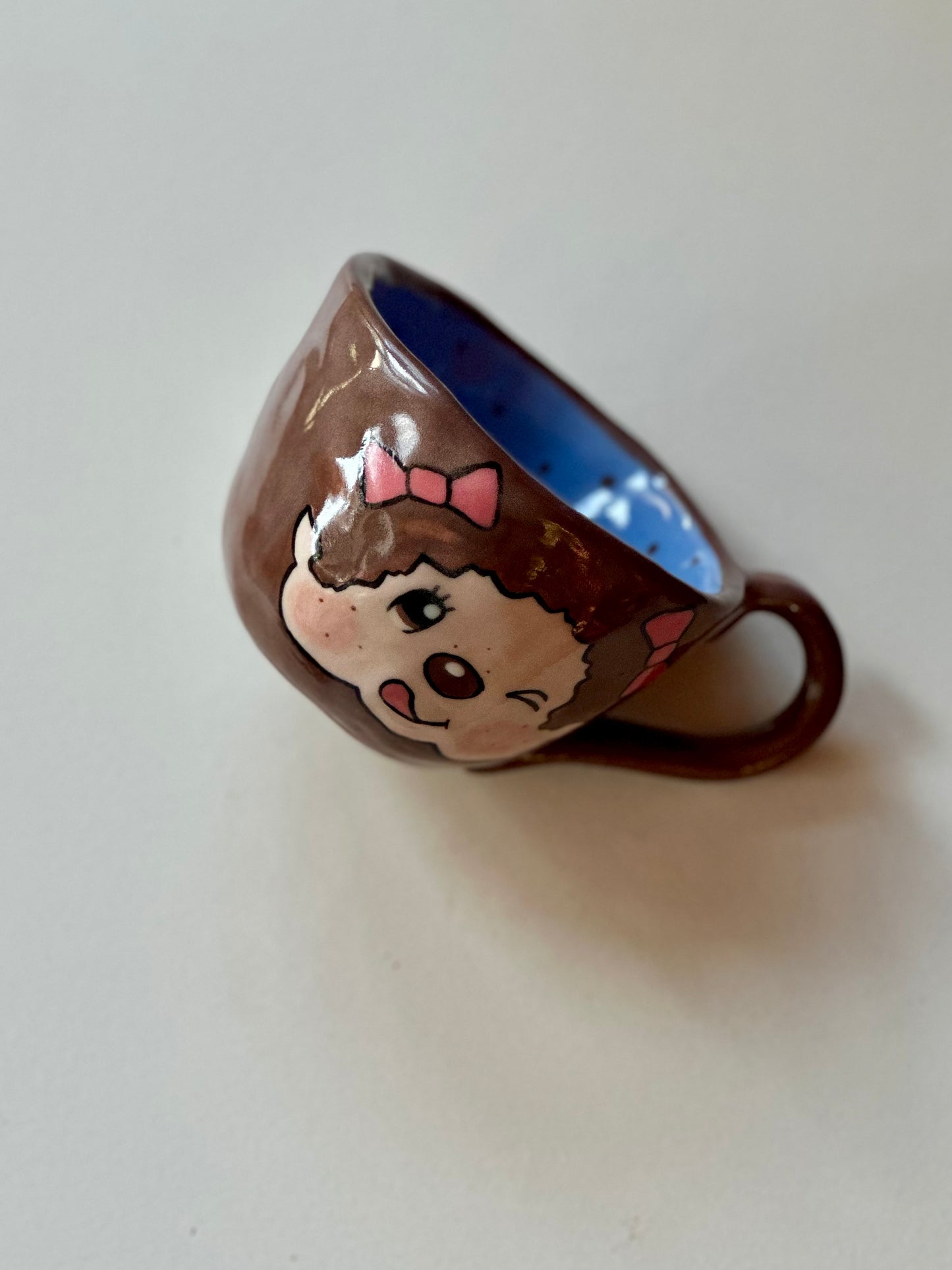 Monchhichi Inspired Mug