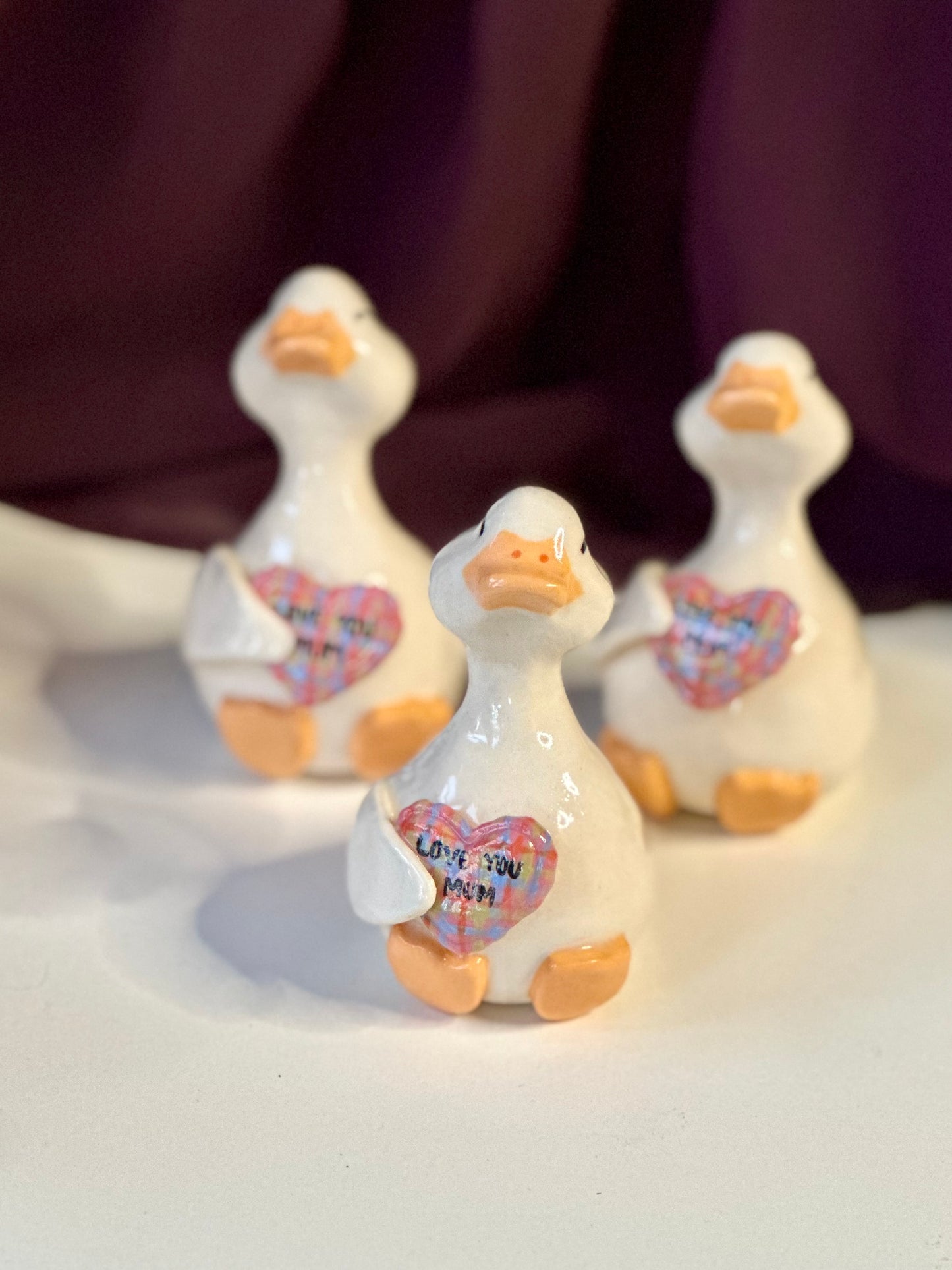 "Love You Mum" Mother's Day Ducks