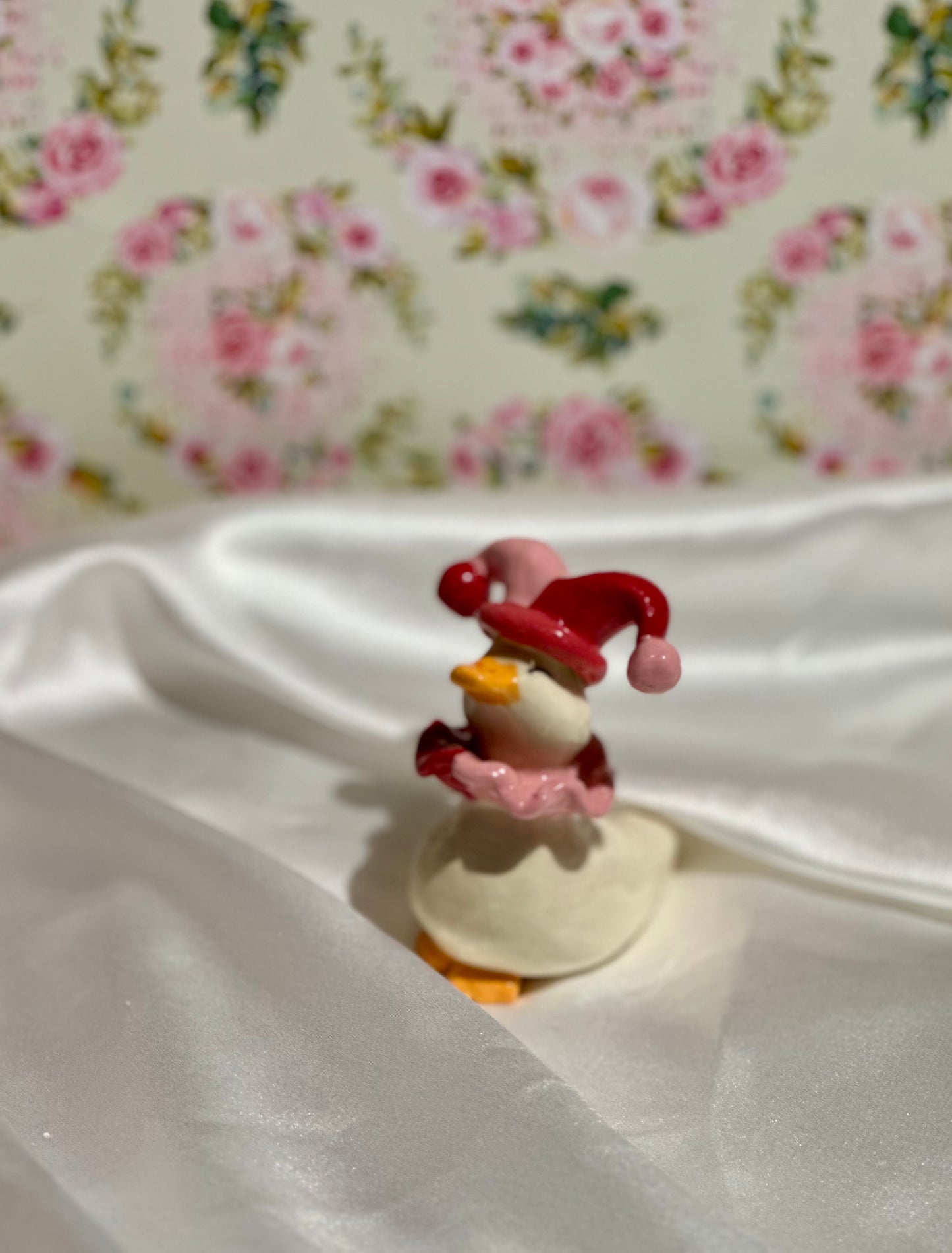 joker duck sculpture