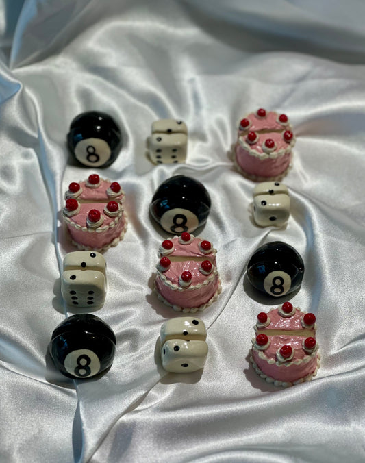 devil's roll dice - polaroid/card holder