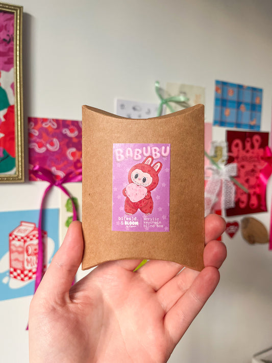 preorder: babubu keychain blind box