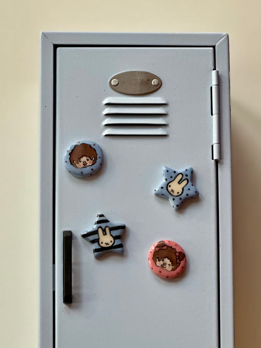 Monchhichi Inspired Magnets