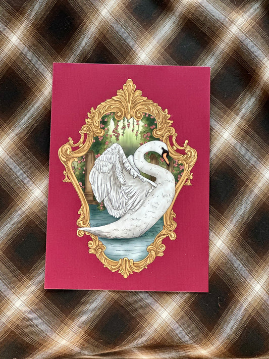 Swan Lake Art Print
