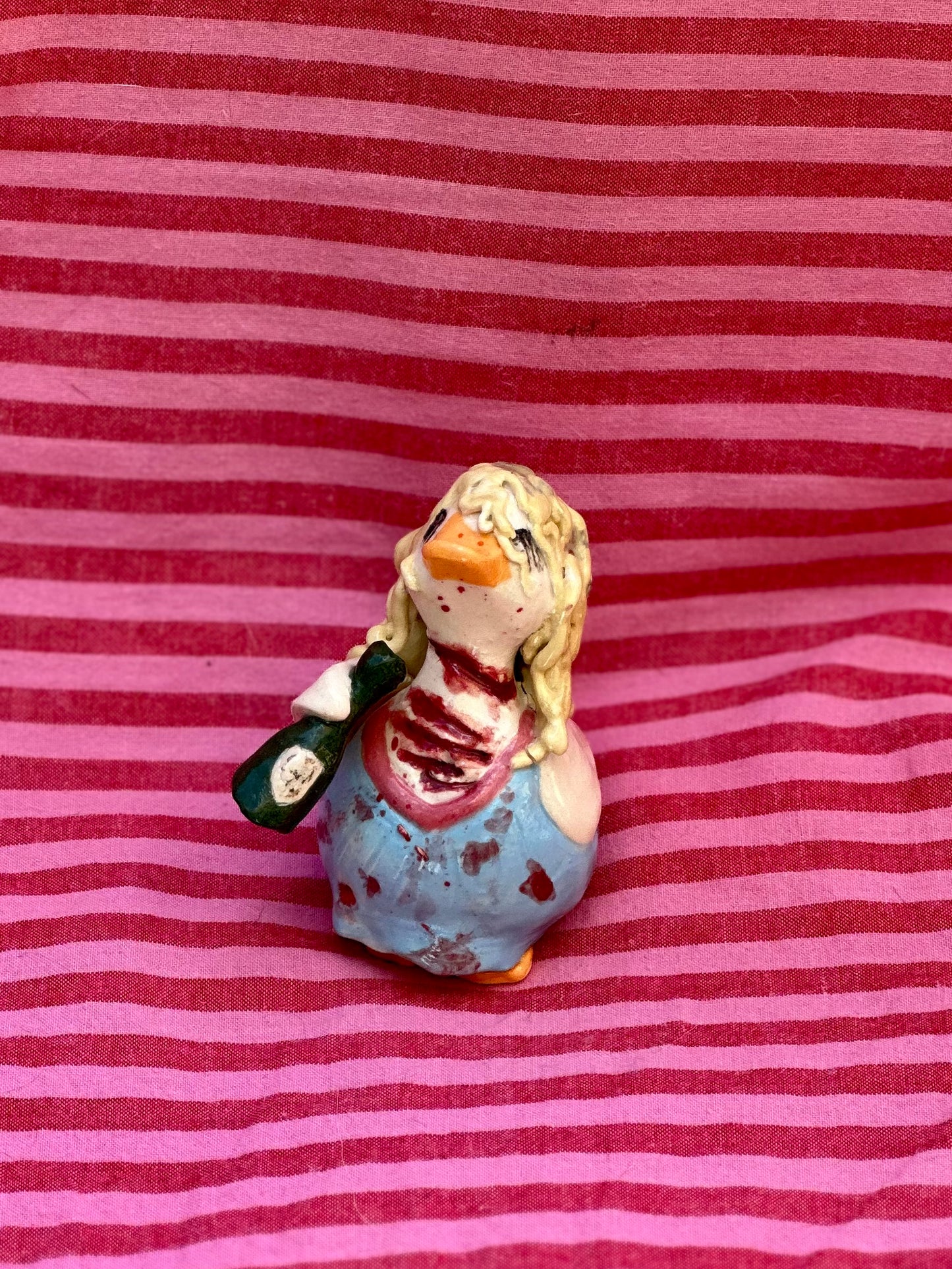 adopt a duck: karen with her wine no.401