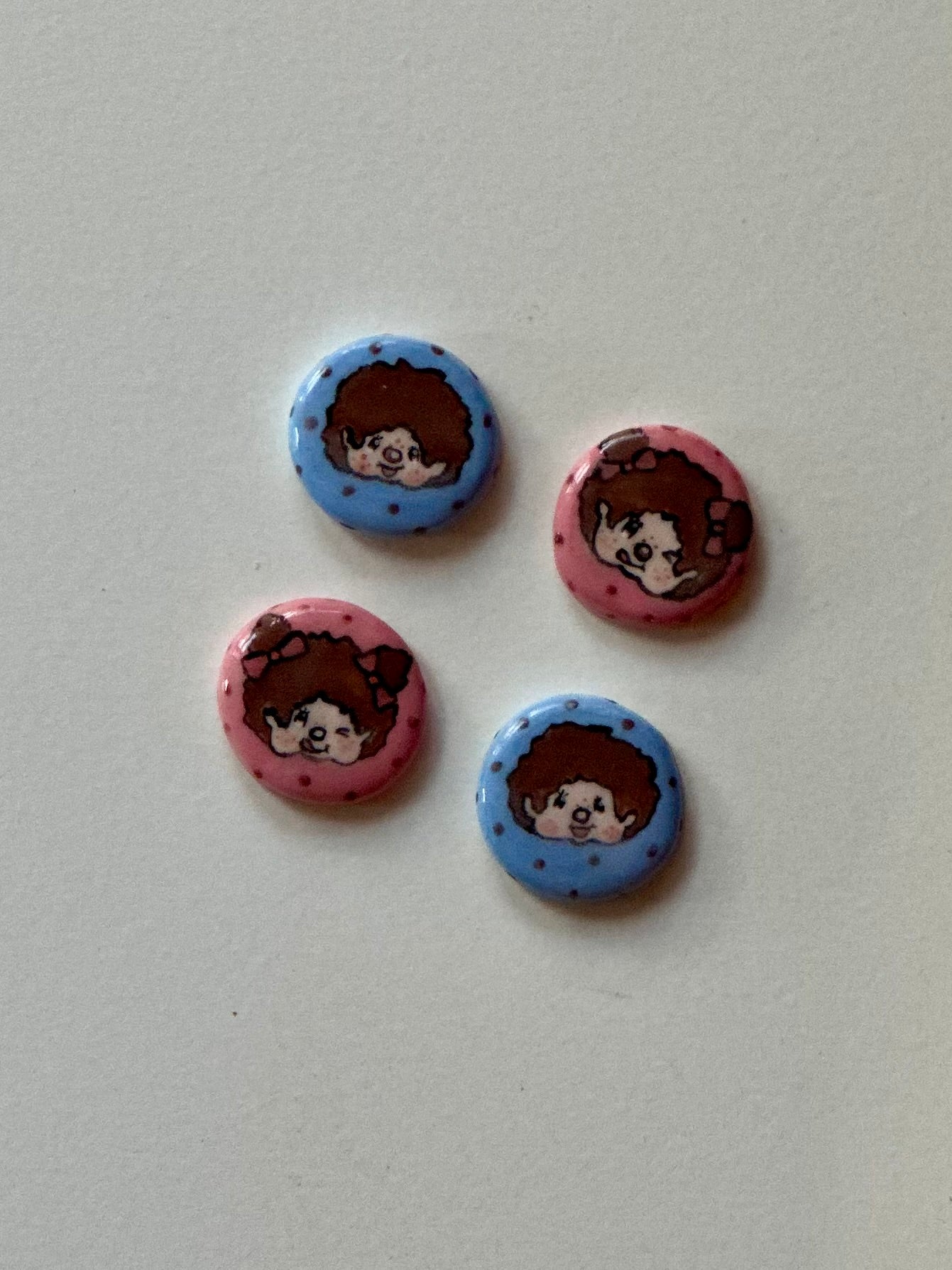 Monchhichi Inspired Magnets