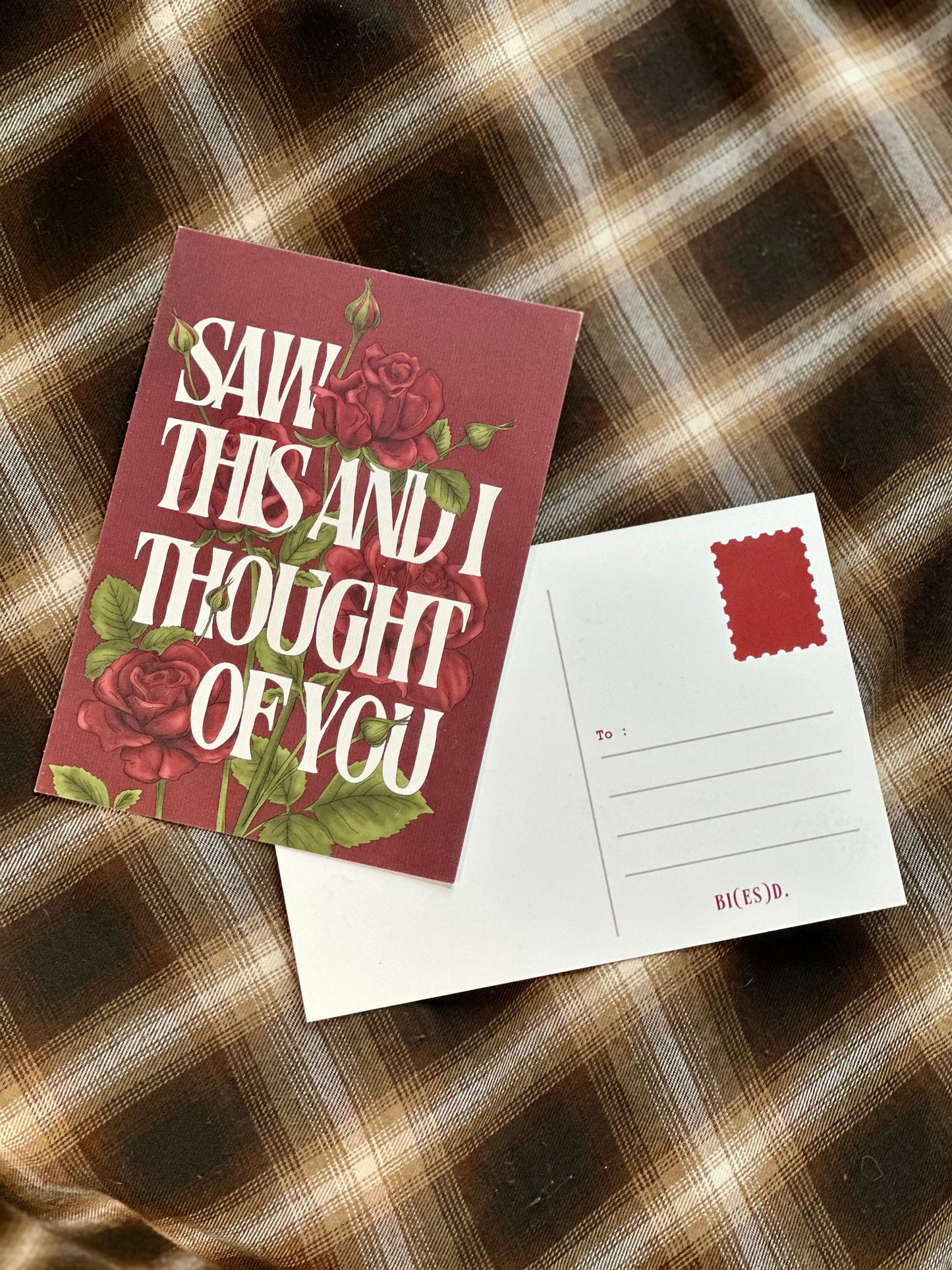 I Saw This and I Thought of You Postcard