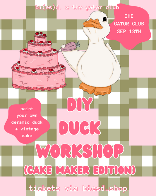 DIY DUCK WORKSHOP: cake makers edition at the gator club