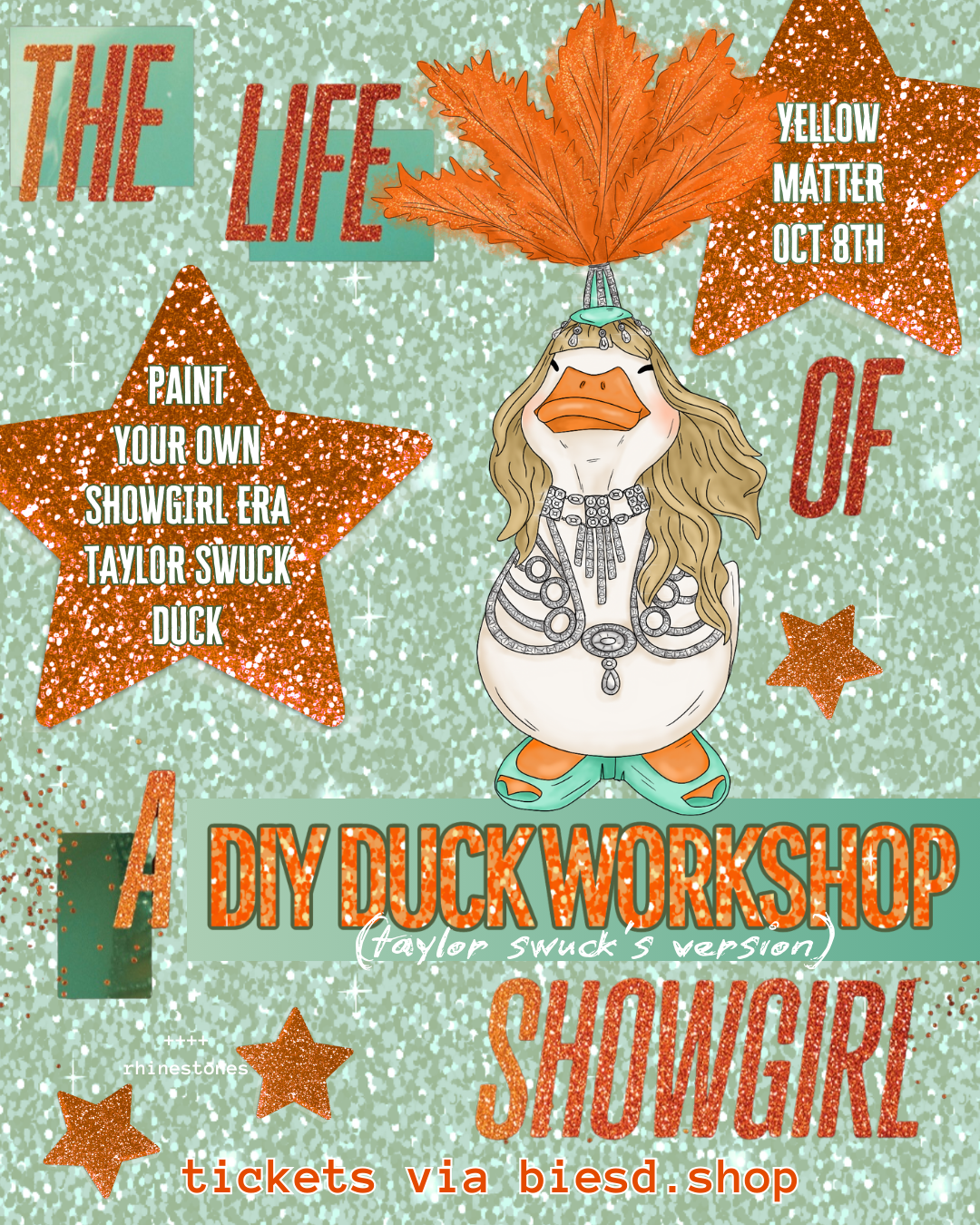 DIY DUCK WORKSHOP: life of a showgirl (taylor swuck's version) at yellow matter