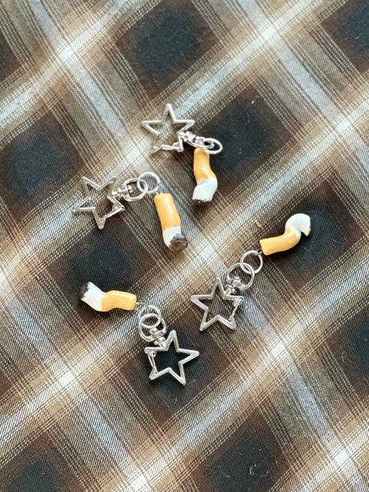 Cigarette Stub Bag Charm