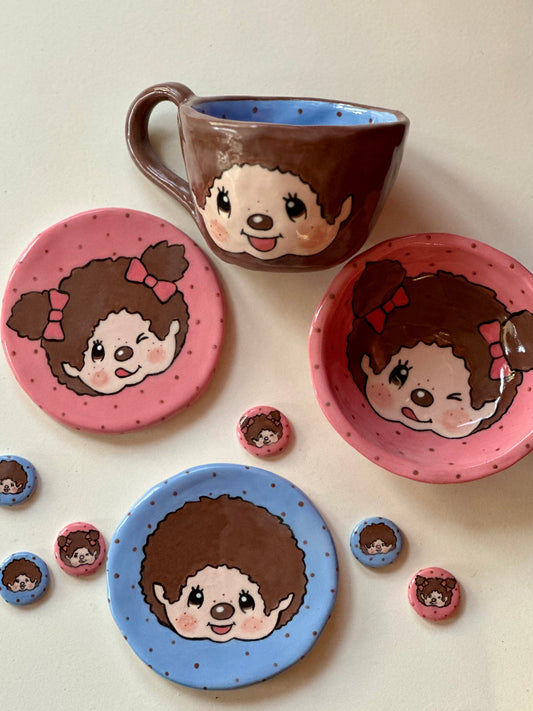 Monchhichi Inspired Mug