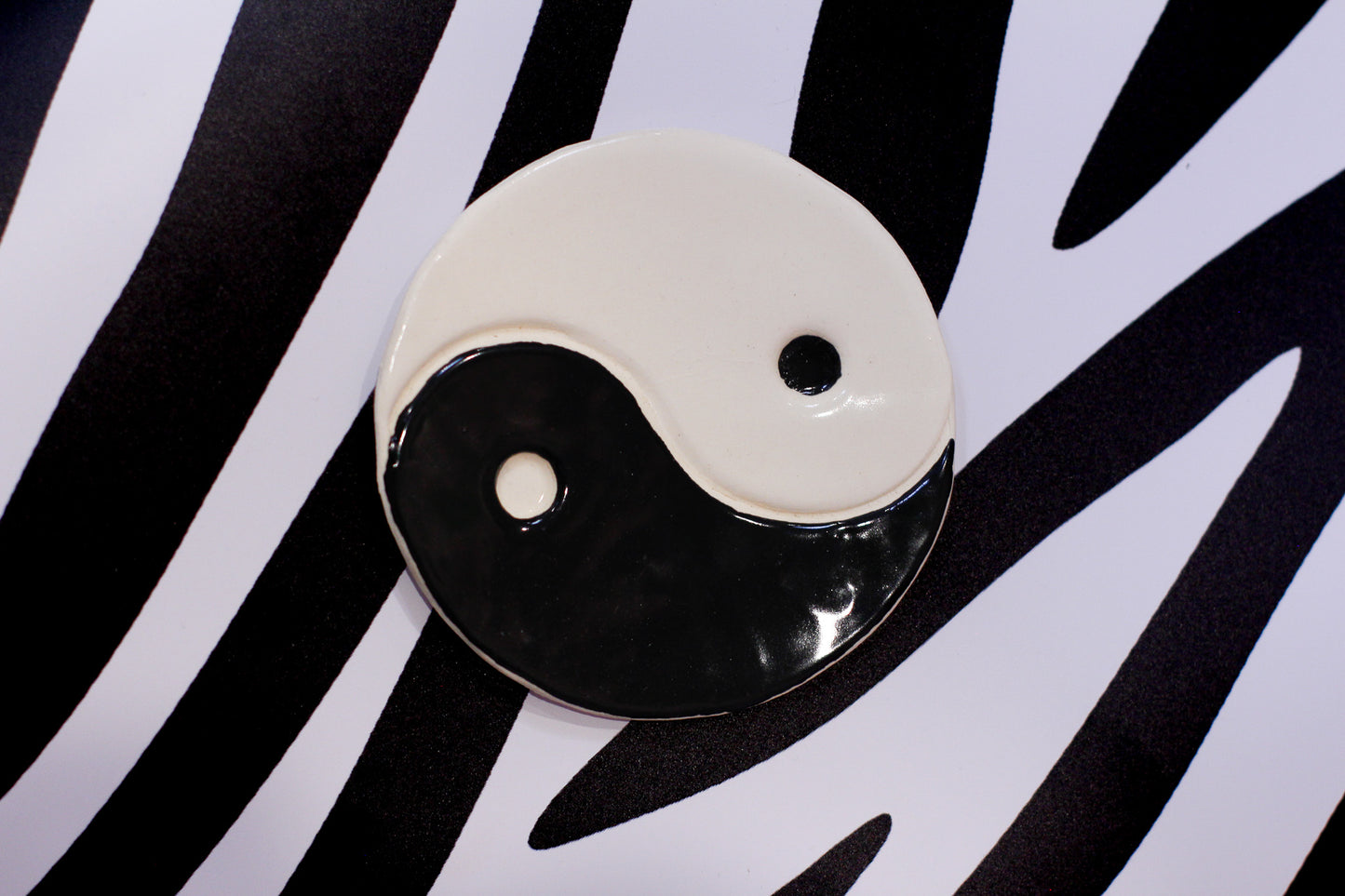 yin yang trinket dish / coaster