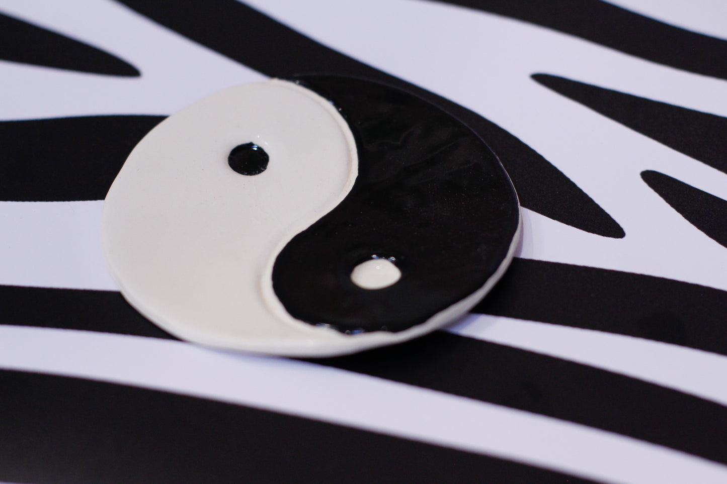 yin yang trinket dish / coaster