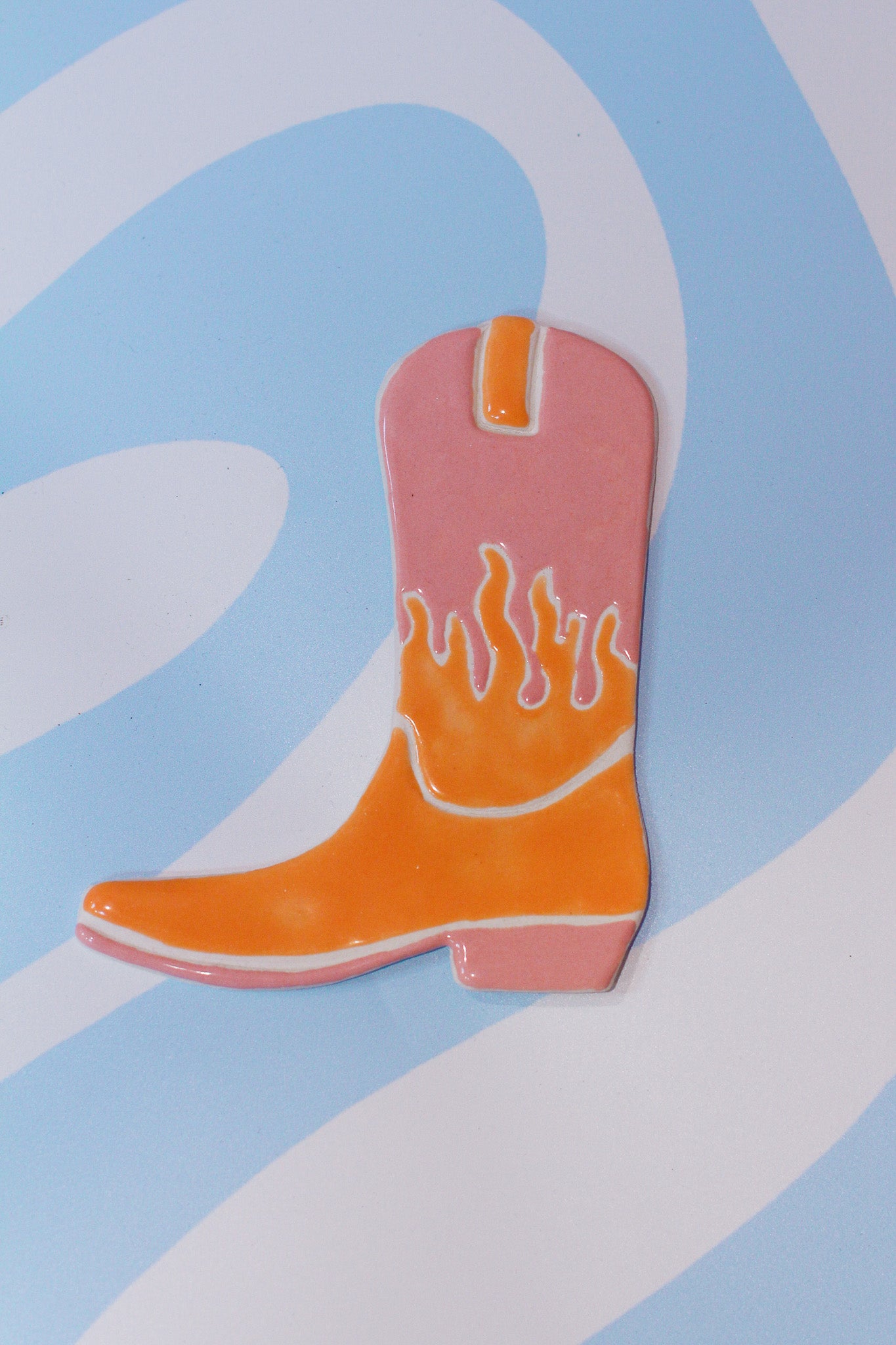 cowboy* boot trinket dish