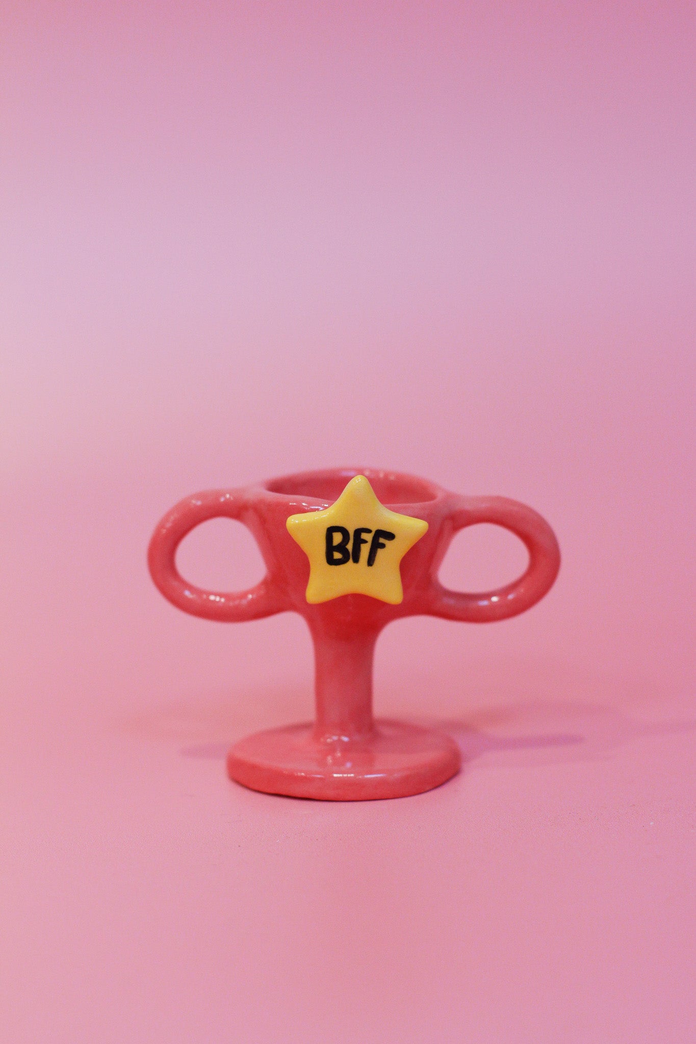 'bff' mini trophy