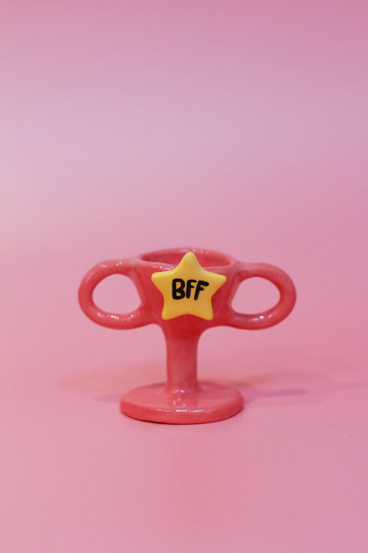 'bff' mini trophy