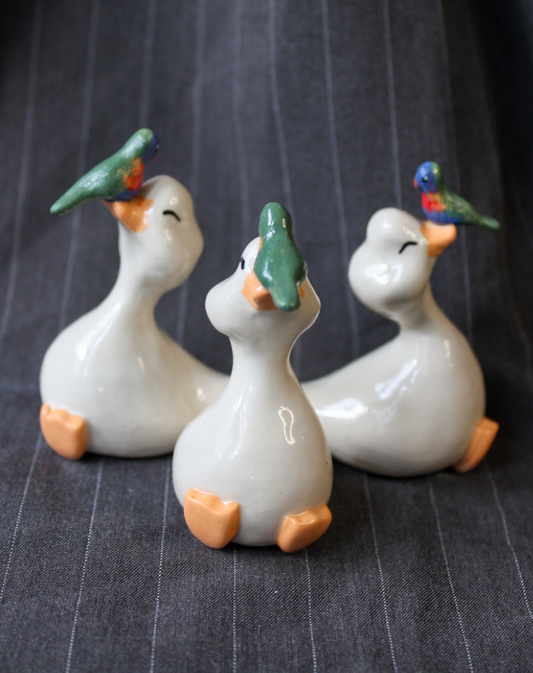mini duck series: rainbow lorikeet pal duck