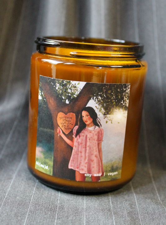 you seem pretty sad for a girl so in love - candle
