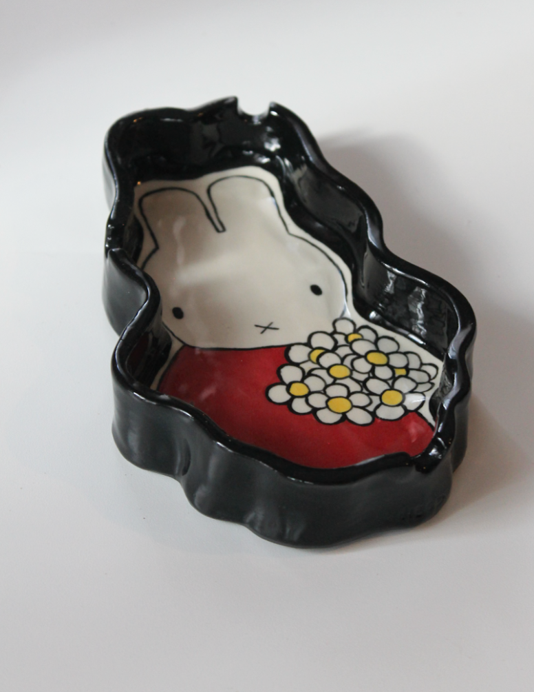 mxffy and flowers ashtray / jewellery dish